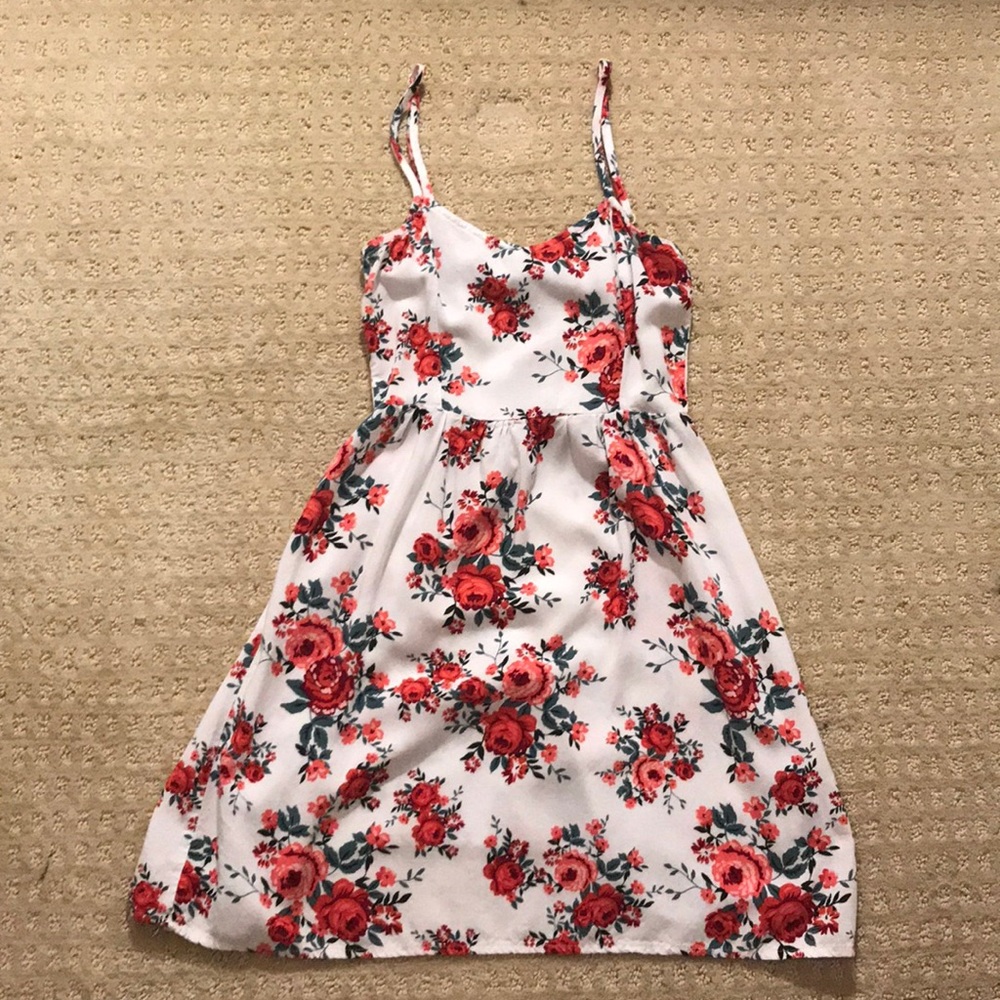 floral mini dress